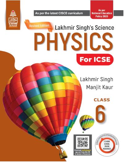 S Chand Revised Lakhmir Singh's Science ICSE Physics Class 6