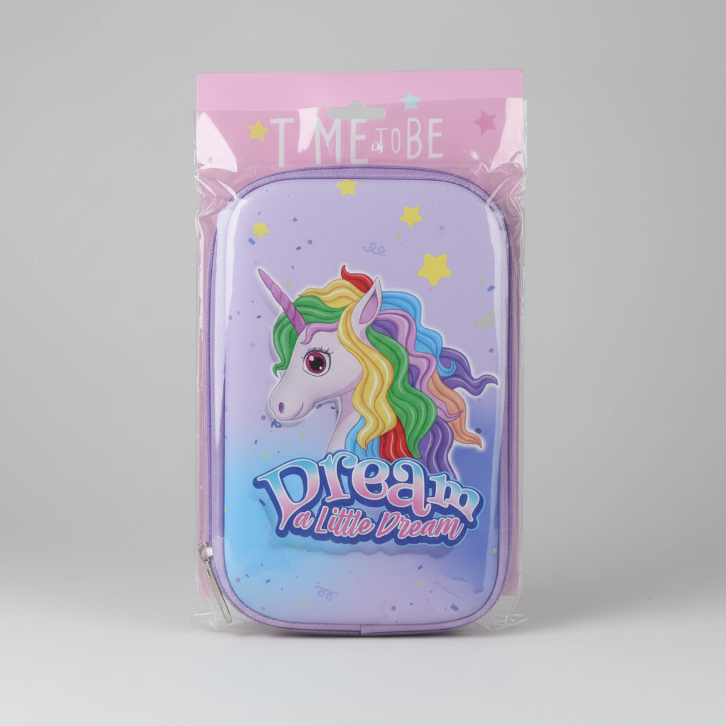 Unicorn Fabric Pencil Box