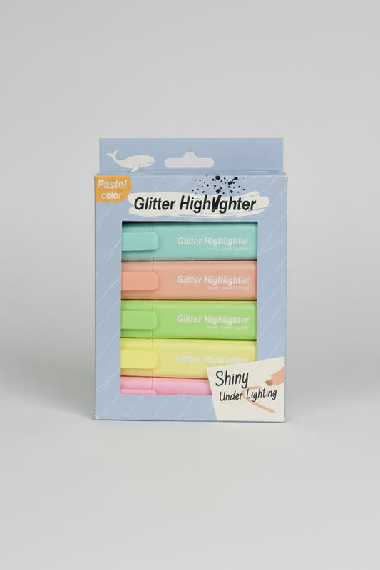 Whale Shark Glitter Highlighter Available in 6 Pastel Shades