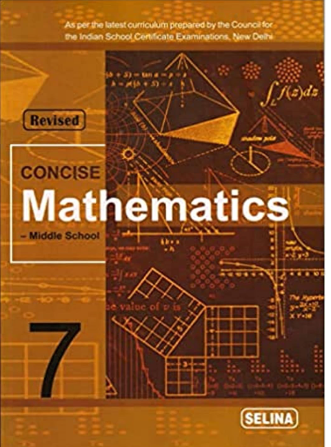 Selina Concise Middle School Mathematics Class 7