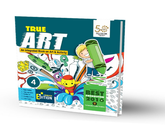 Souvenir True ART An Integrated Book On Art & Activity Class 4 2025