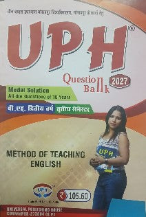 UPH Question Bank B.ed 2nd Year 3rd Semester Methods Of Teaching English