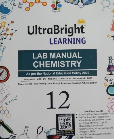 UltraBright Learning Lab Manual Chemistry Class 12