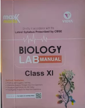 Vidya MaxMark Lab Manual Biology Class 11