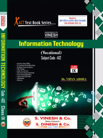 Vinesh Information Technology Subject Code: 402 Class 10