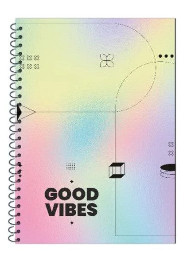 WOW Good Vibes A5 Spiral 100 Pages