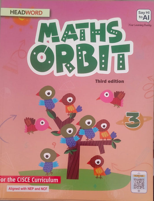 HeadWord Maths Orbit Third Edition Class 3