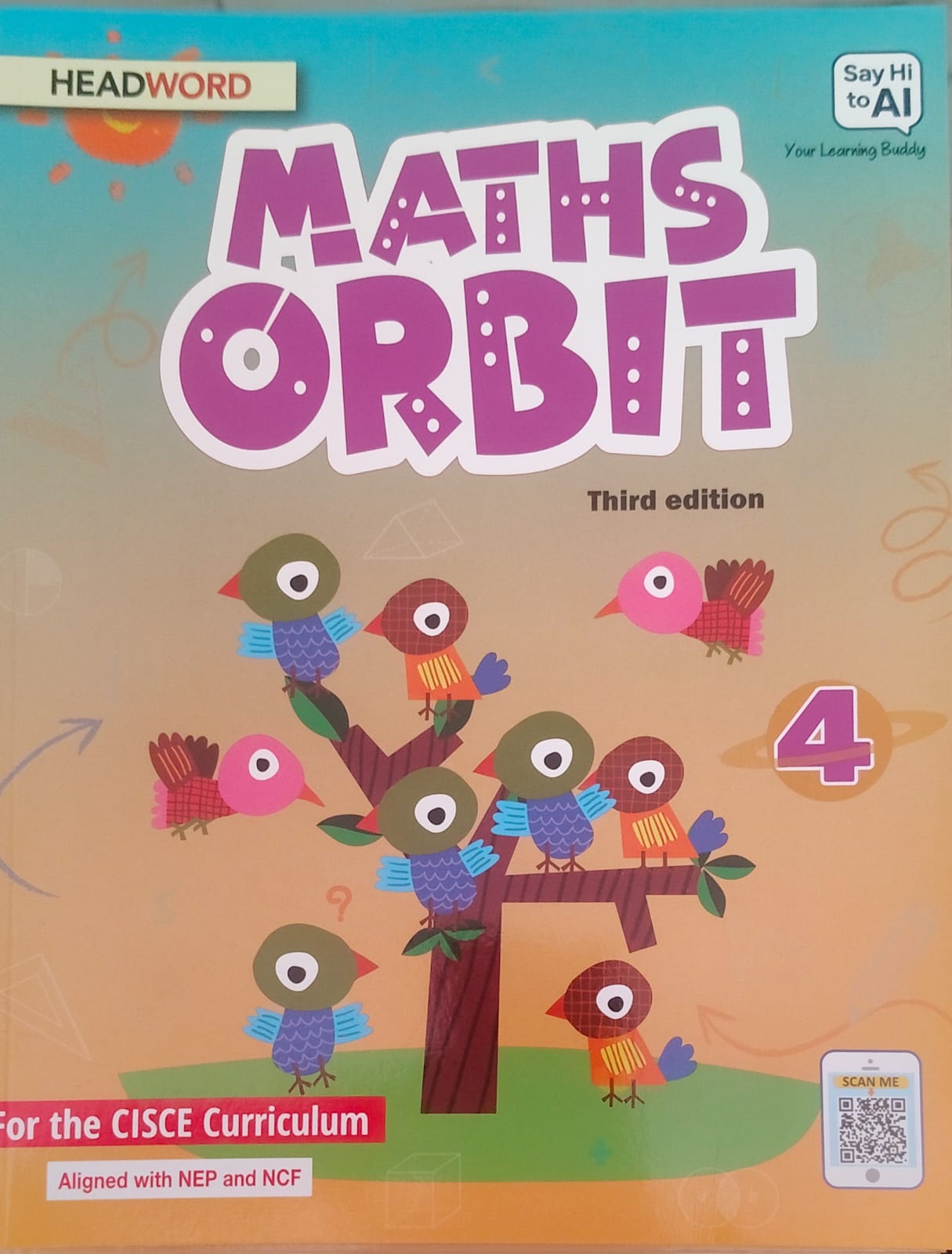 HeadWord Maths Orbit Third Edition Class 4