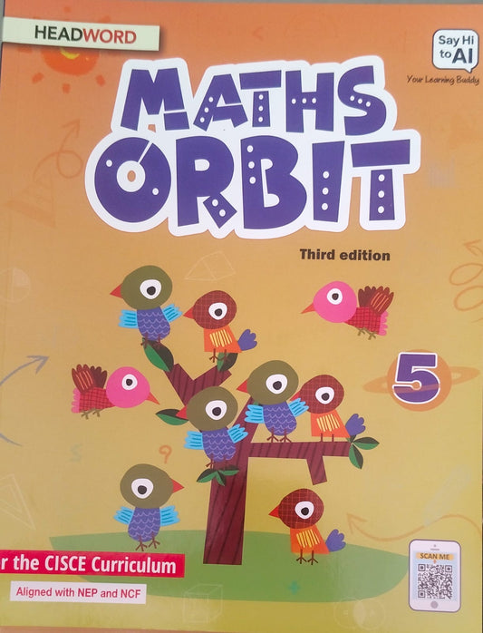 HeadWord Maths Orbit Third Edition Class 5