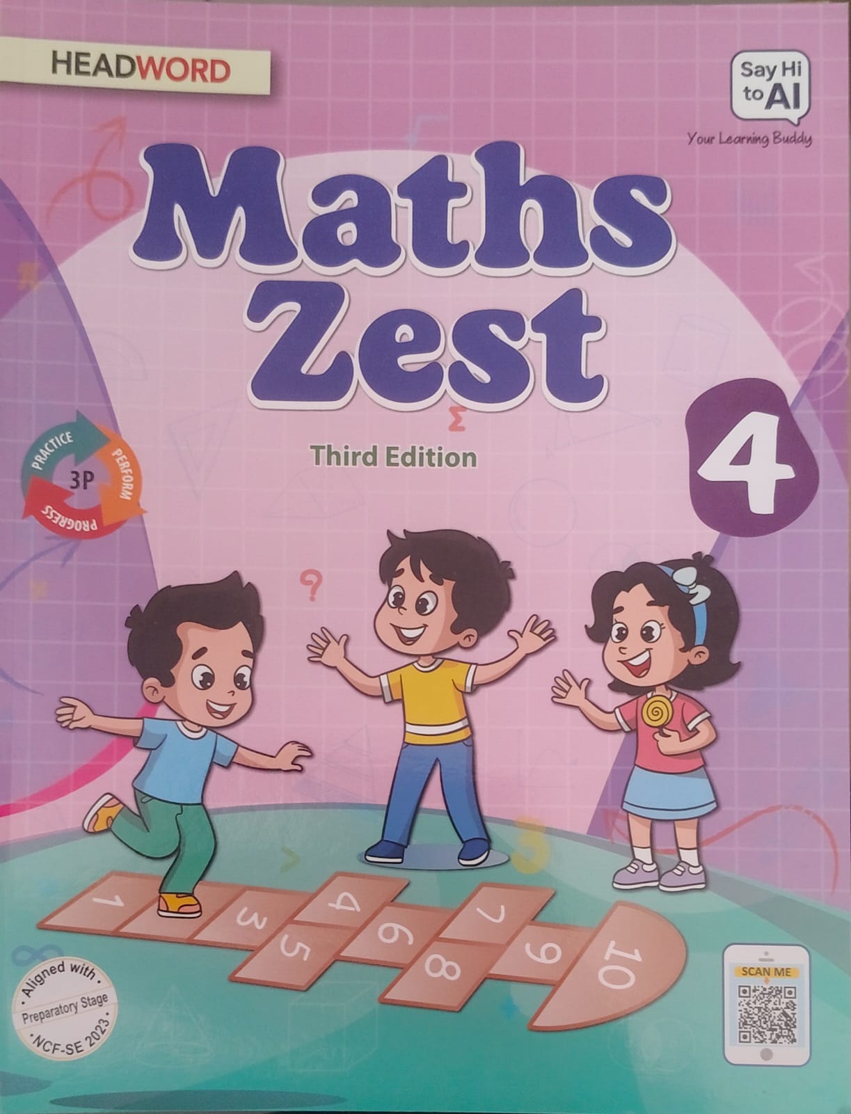 HeadWord Maths Zest Third Edition Class 4