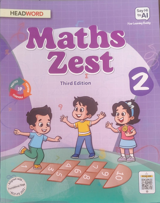 HeadWord Maths Zest Third Edition Class 2
