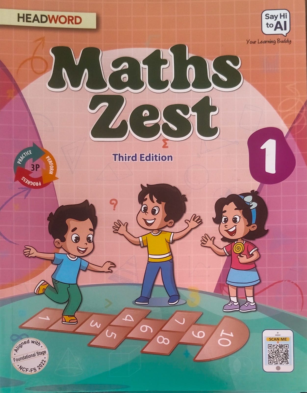 HeadWord Maths Zest Third Edition Class 1