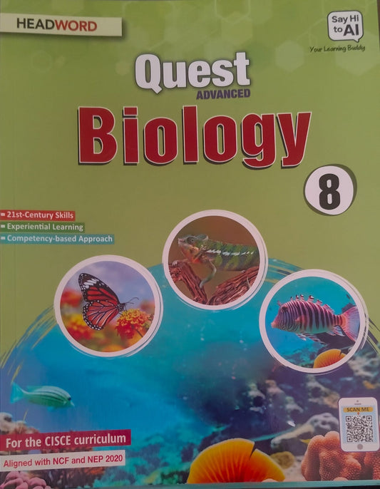 Headword Quest Advanced Biology Class 8