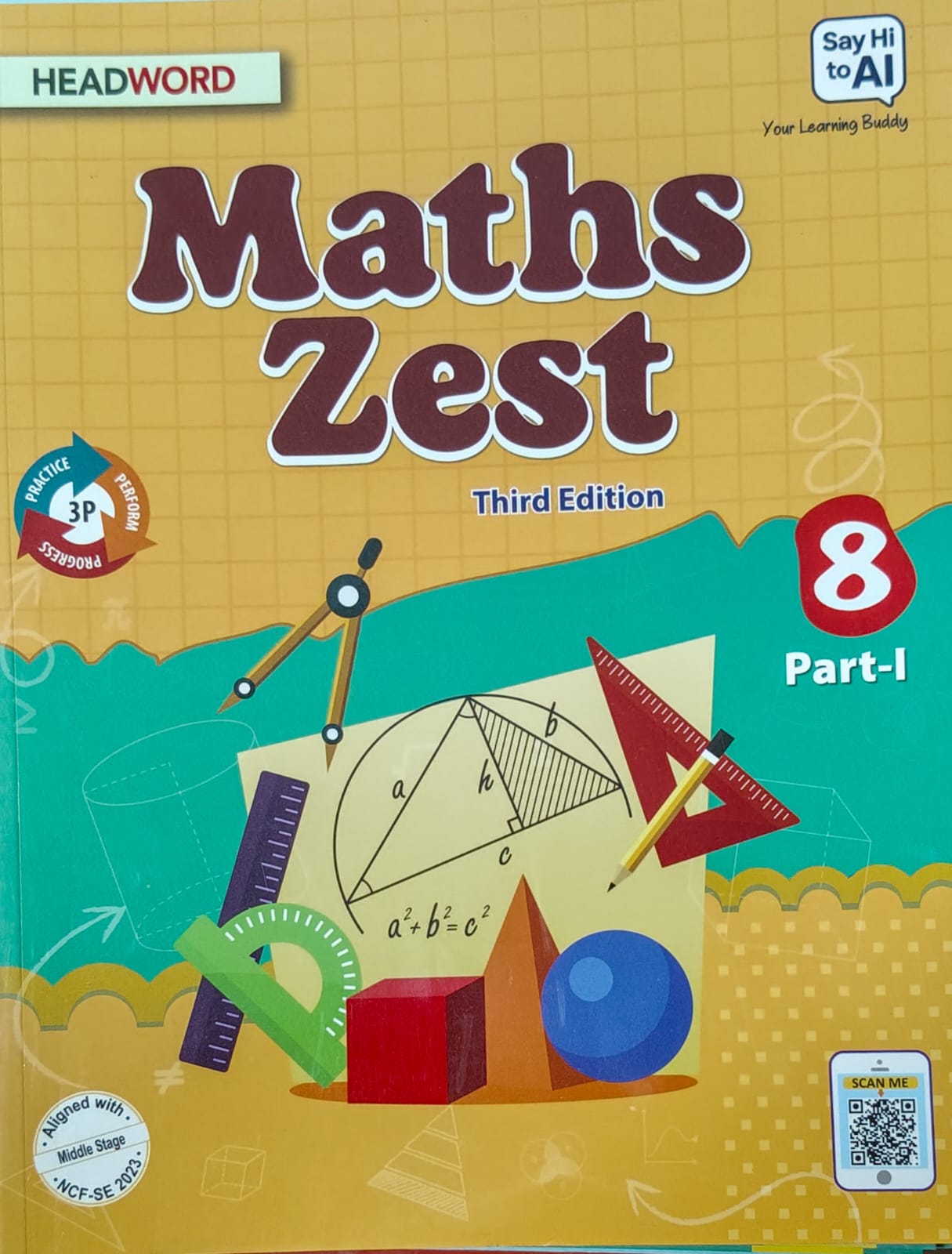 Headword Math Zest Third Edition Class 8 Part-1