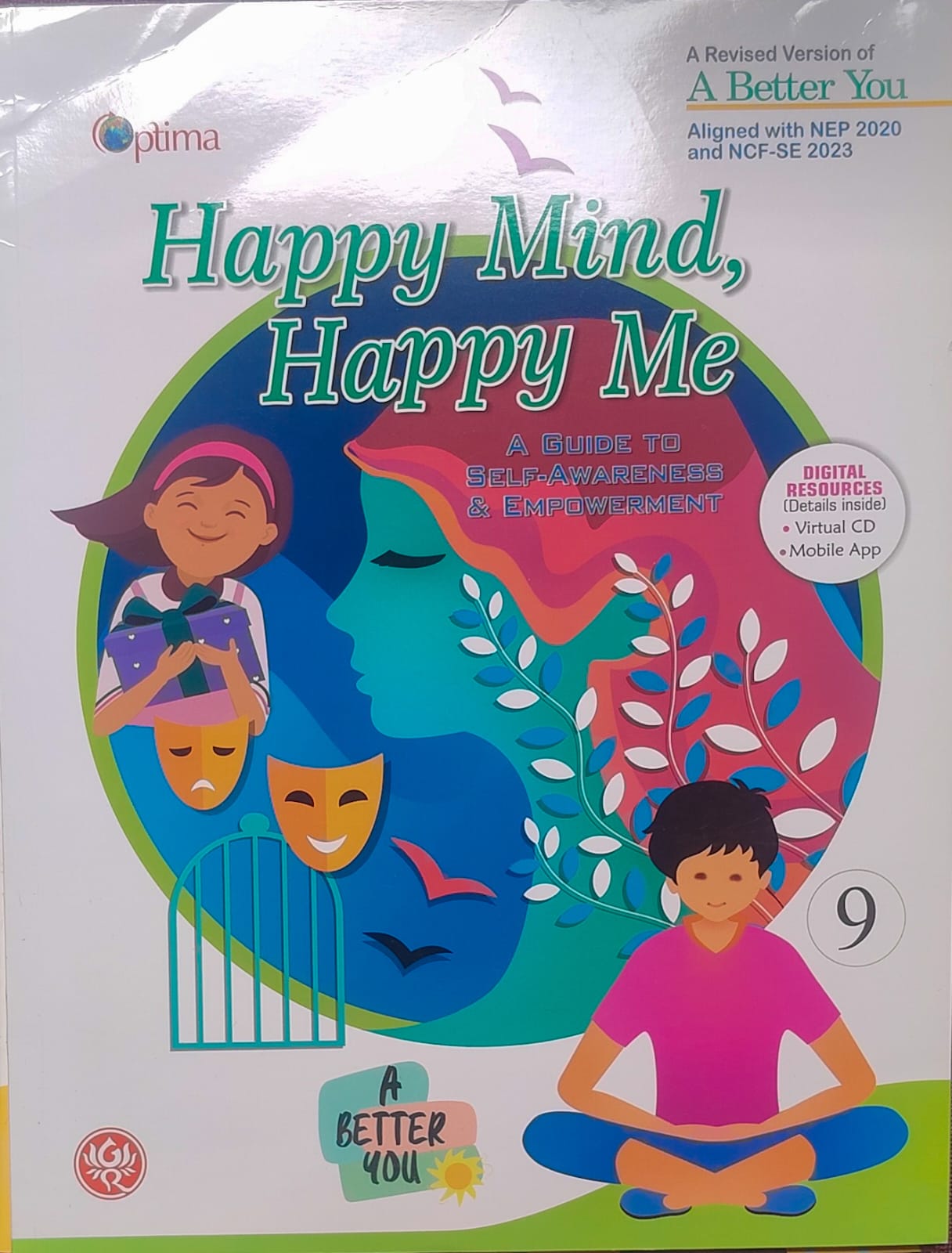 Optima Happy Mind Happy Me Class 9
