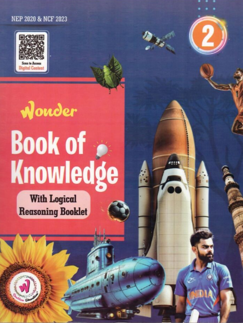 Wonder Book of Knowledge with Logical Reasoning Booklet Class 2
