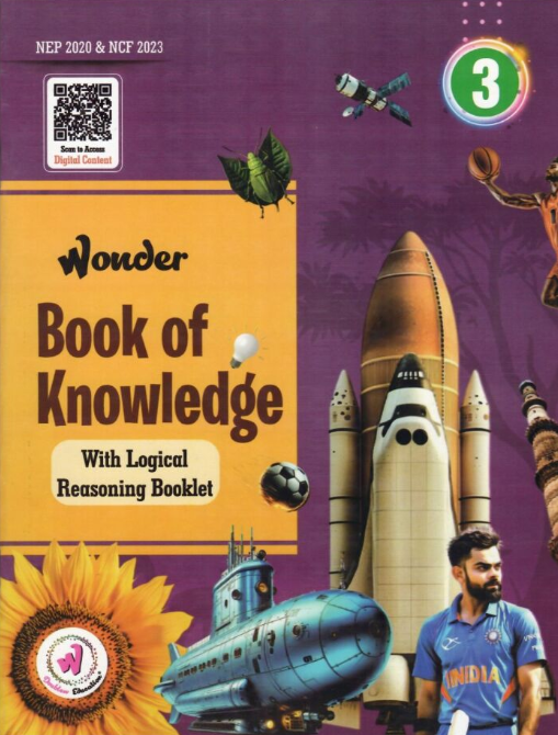 Wonder Book of Knowledge with Logical Reasoning Booklet Class 3
