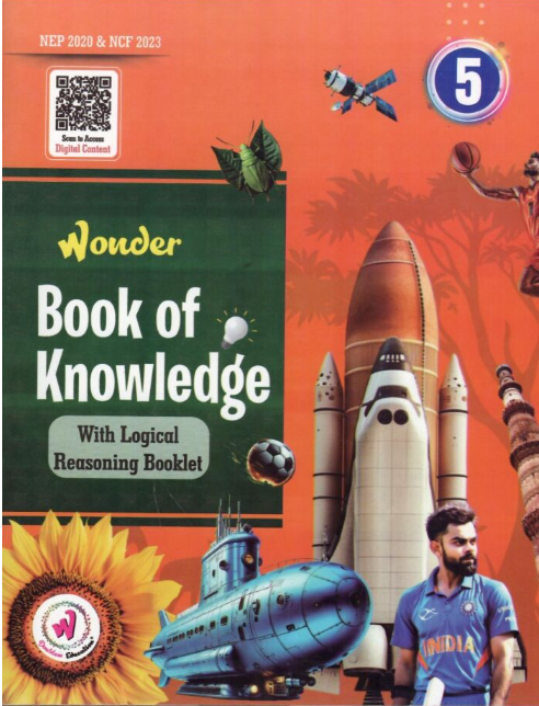 Wonder Book of Knowledge with Logical Reasoning Booklet Class 5