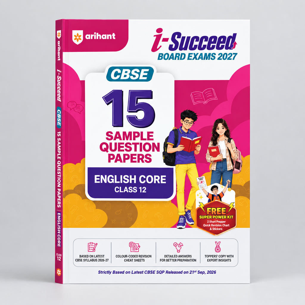 Arihant I Succeed CBSE 2027 English Core Class 12 | 15 Sample Question Papers