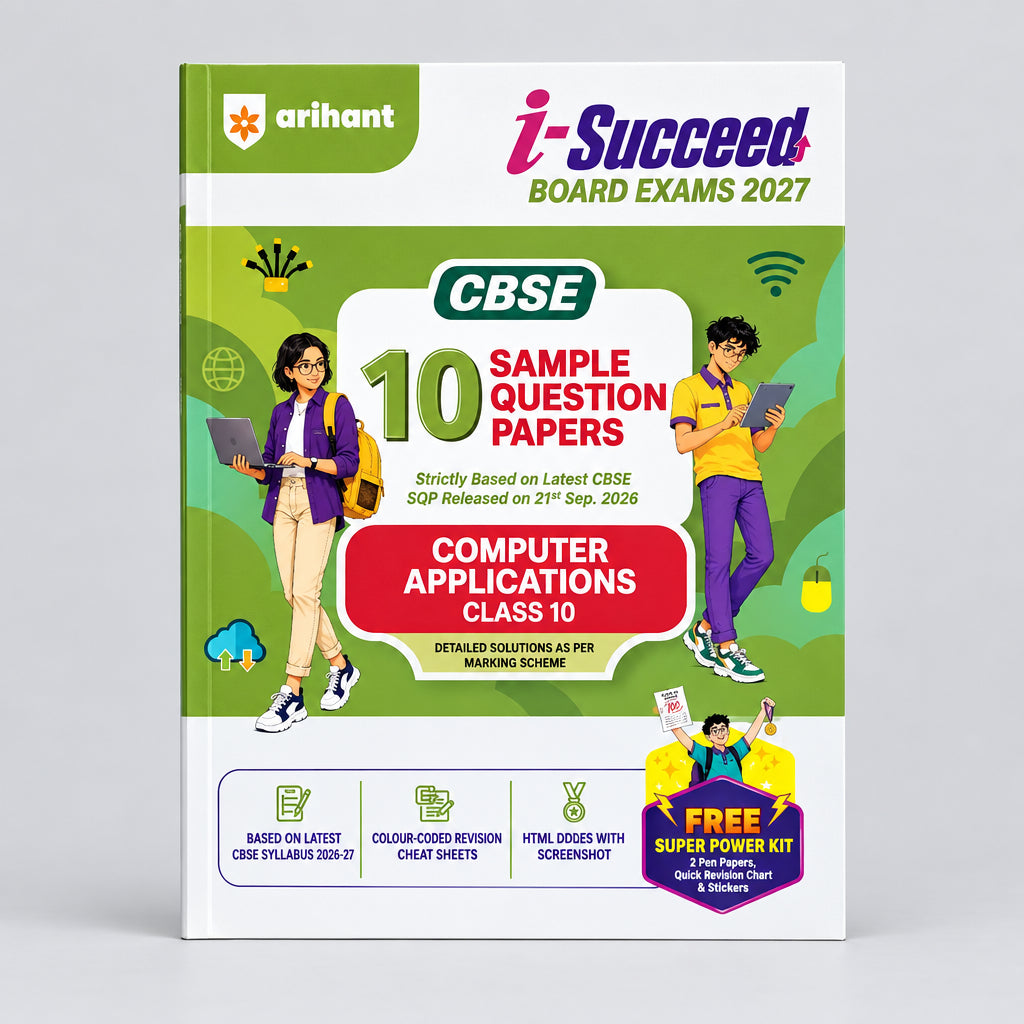 Arihant i Succeed CBSE 2027 Computer Applications Class 10 | 15 Sample Question Papers
