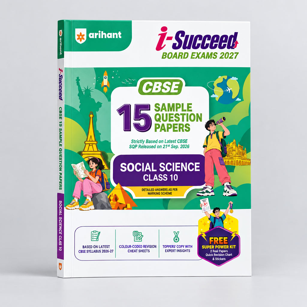 Arihant i Succeed CBSE 2027 Social Science Class 10 | 15 Sample Question Papers