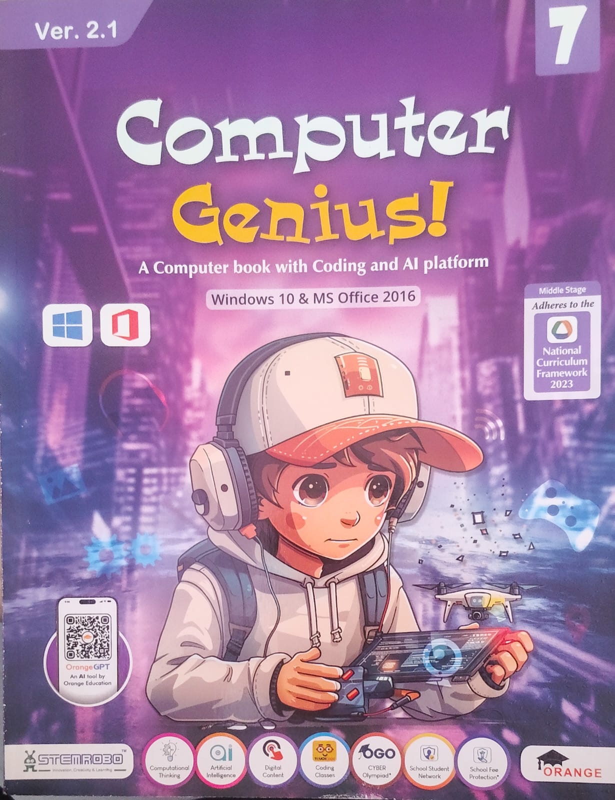 Orange Computer Genius Ver-2.1 Class 7