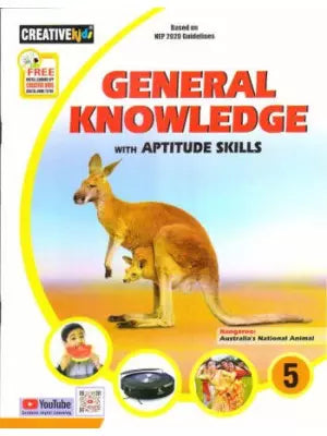 Cordova Creativekids General Knowledge With Aptitude Skills Class-5