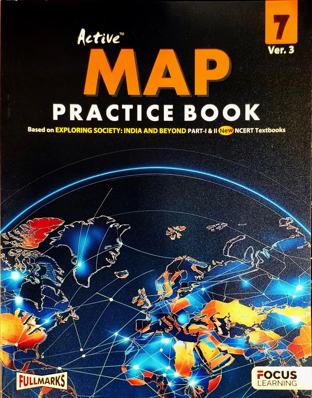 FullMarks Active Map Practice Book Part- 1 & 2 Class 7 Ver. 3