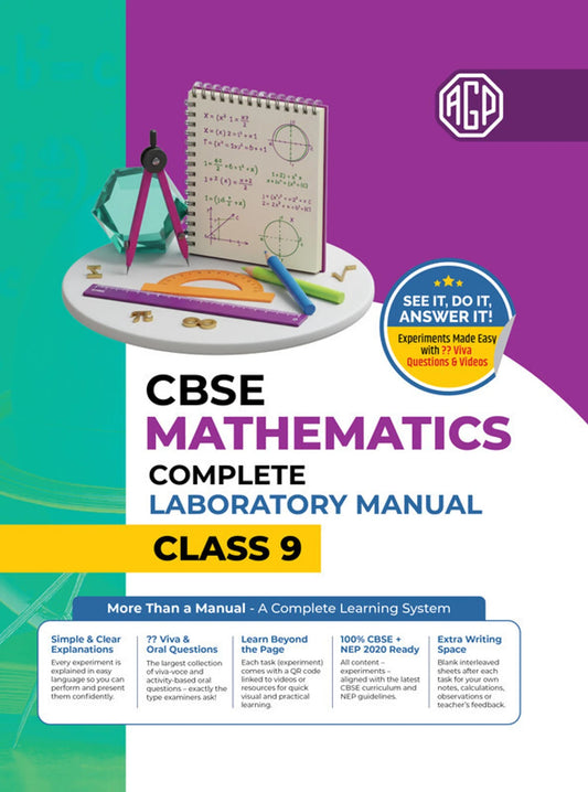 AGP CBSE Lab Manual Mathematics Class 9