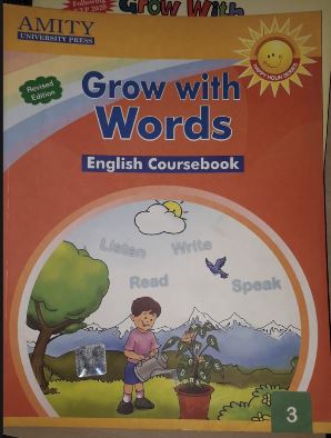 Amity Grow with Words English coursebook class 3
