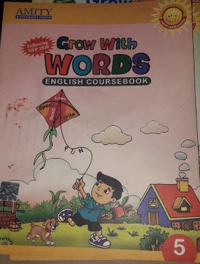 Amity Grow with Words English coursebook class 5