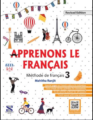 New Saraswati  Apprenons Le Francais French Textbook 3