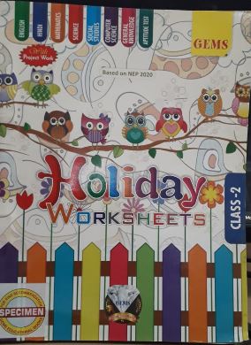 Gems Holiday Worksheets Class 2