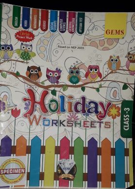 Gems Holiday Worksheets Class 3