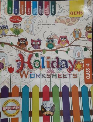 Gems Holiday Worksheets Class 4