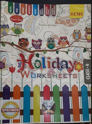 Gems Holiday Worksheets Class 6