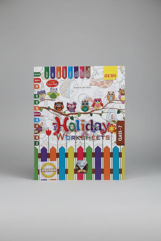 Gems Holiday Worksheets Class 7