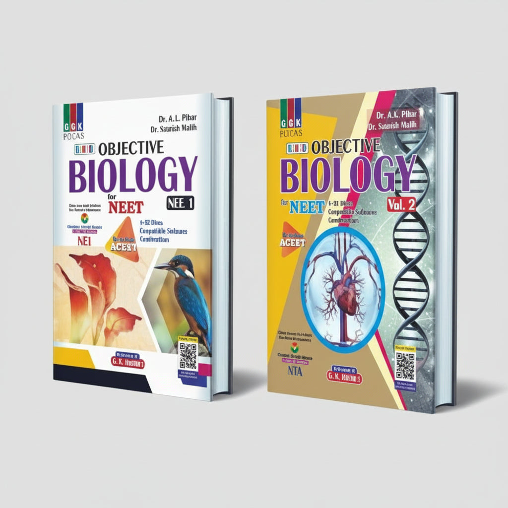 GRB Objective Biology for NEET Based On NCERT (1st Year Programme) Vol.1 & 2