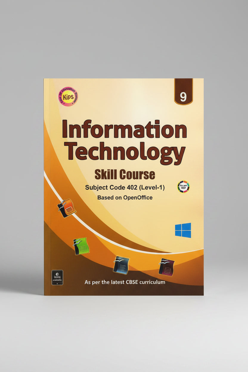 Kips Information Technology skill course subject code 402 ( level-1) class 9