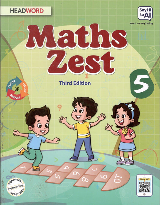 HeadWord Maths Zest Third Edition Class 5