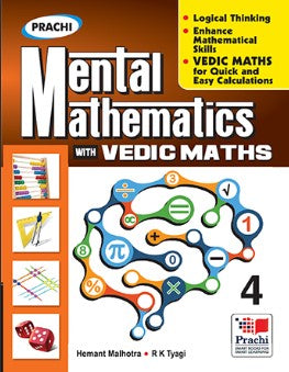 Prachi Mental Mathematics with Vedic Maths Class 4