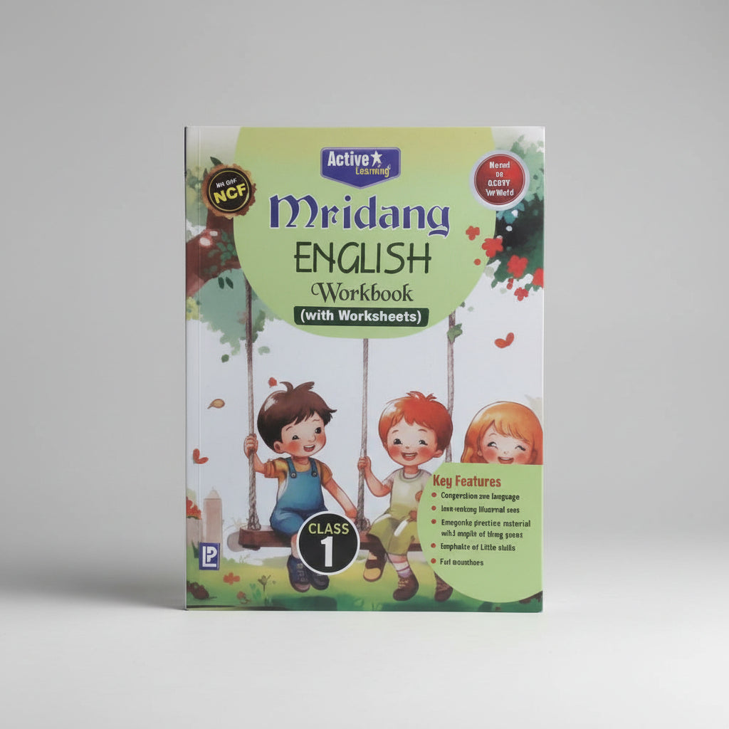 Laxmi Mridang English Workbook (with worksheets) class 1