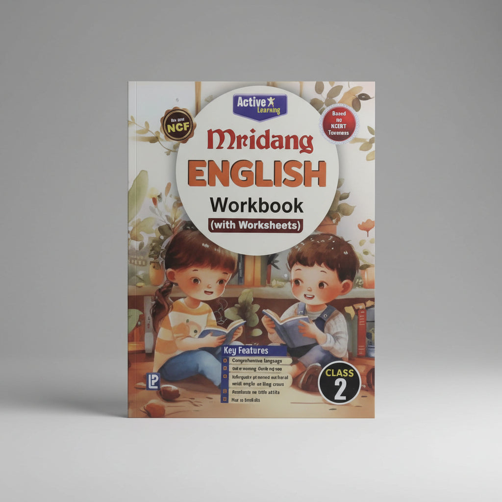 Laxmi Mridang English Workbook (with worksheets) class 2