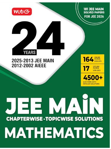 MTG 24 JEE Mains Chapterwise -Topicwise Solution Mathematics