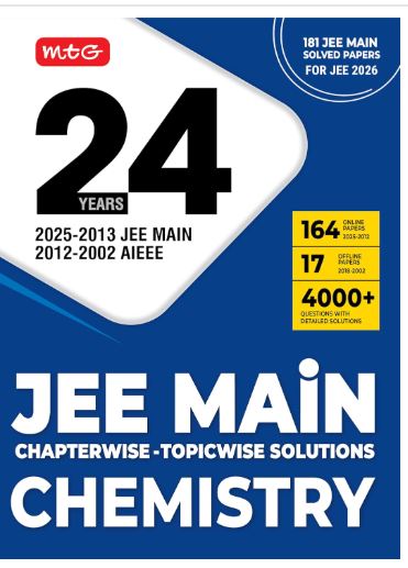 MTG 24 Years JEE Mains Chapterwise -Topicwise Solution Chemistry