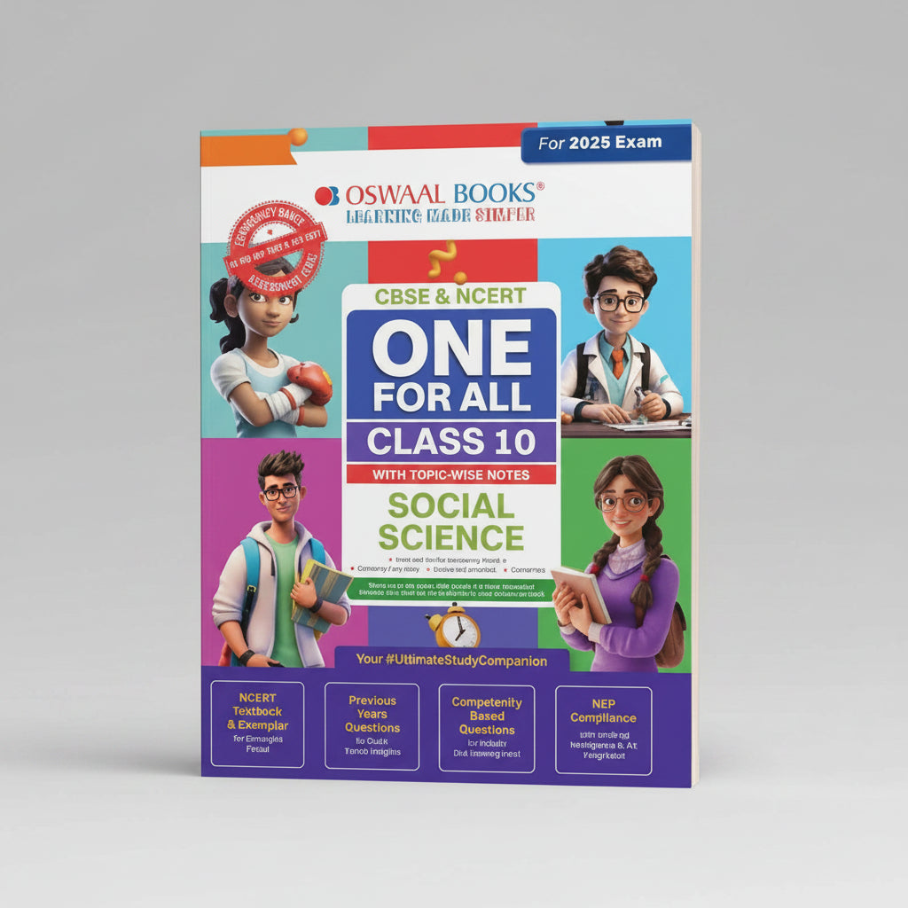 Oswaal Social Science One For All Class 10 with Topicwise Notes for 2025 Exam