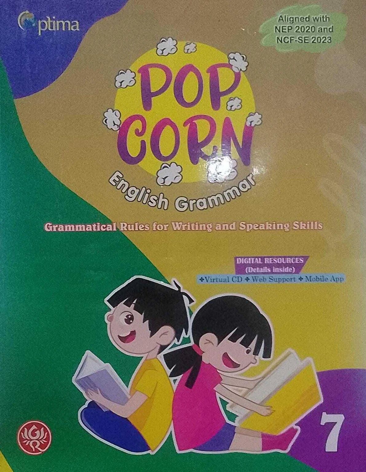 Optima Pop Corn English Grammar Class 7