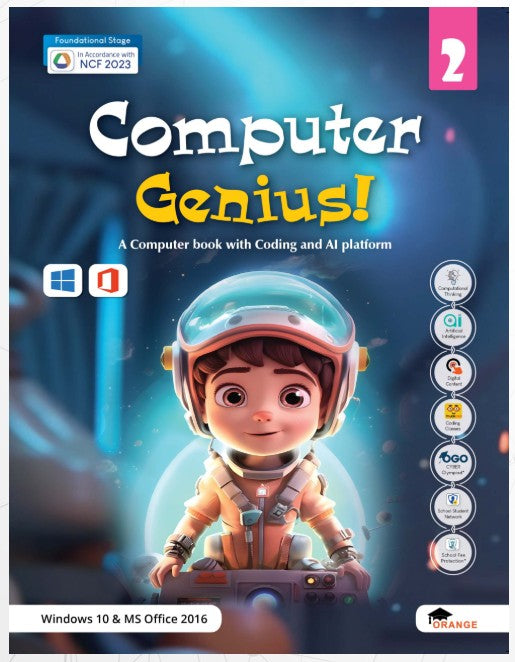 Orange Computer Genius Class 2