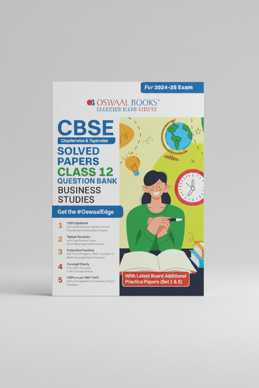 Oswaal CBSE Question Bank Business Studies Class 12, Chapterwise and Topicwise Solved Papers For Board Exams 2025