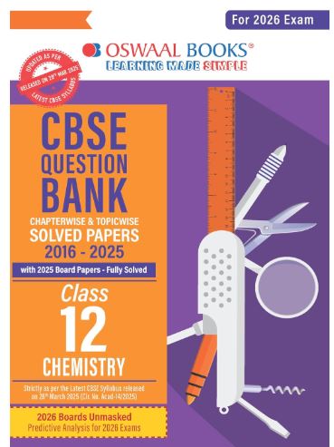 Oswal CBSE Chapterwise Question Bank Chemistry Class 12